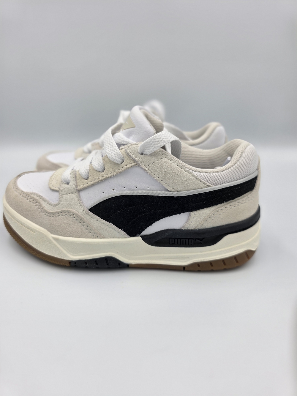 Puma Retro SD White Shoes With Black-Size 11C
